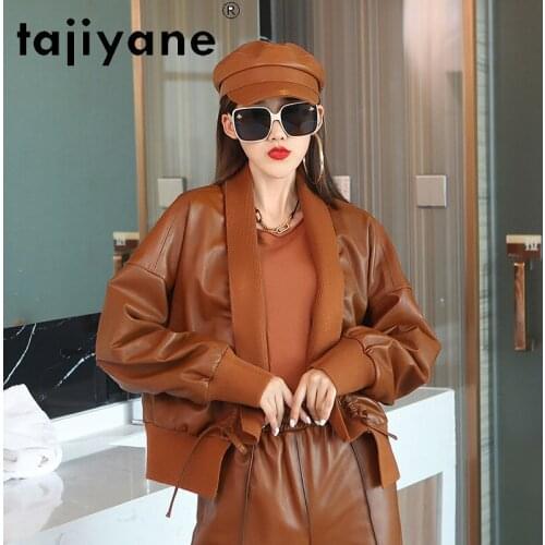 Leather Real 2021 Clothes for Women Ladies Genuine Sheepskin Jackets Woman Clothing Korean Style Mujer Chaqueta TN1684
