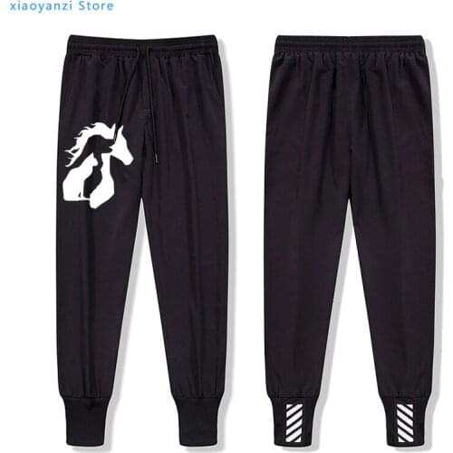 ANIMAL LOVER Horse Dog Cat Print Women sweatpants Casual printed Hipster Funny trousers For Girl Lady Tumblr Joggers long pants