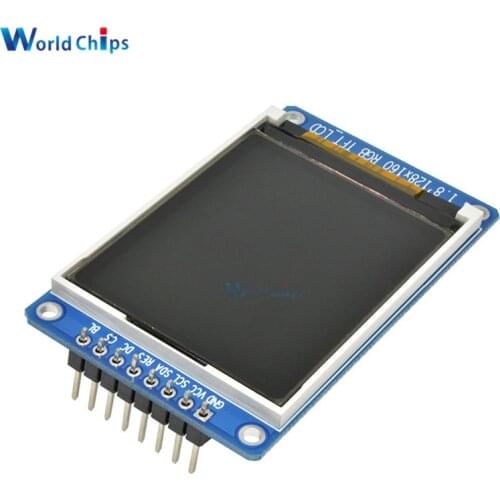 Diymore 1.8" 1.8 inch Full Color 128x160 SPI TFT LCD Display Module ST7735S 3.3V Replace OLED Power Supply diy kit for Arduino