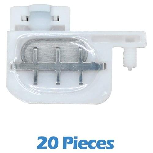 20pcs head small ink Damper square head for Epson R1800 1900 1390 2400 1100 DX4 DX5 printers Eco solvent for Roland/Mutoh/Mimaki