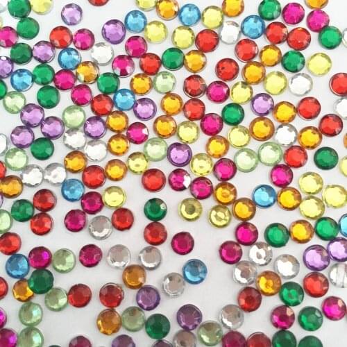 200 pieces/lot) resin 4mm*4mm mix color Resin Hlaf round FlatBack Appliques/ craft C392