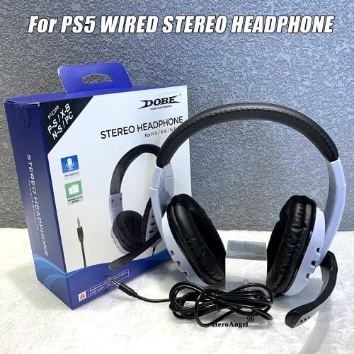 2021 Wired Game Headset For PS5 Controller Ear Headphone For Sony PS4/Xbox One/Nintendo Switch/PC Stereo Headset With Microphone