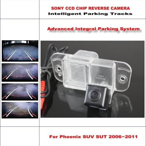 Car Rear Camera For Phoenix SUV SUT 2006-2011 Intelligent Parking Tracks Reverse Backup NTSC RCA AUX HD SONY CAM