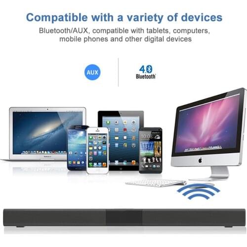 YOUXIU Bluetooth Sound Bars 50W Wireless Speakers Hifi 3D Stereo Column Subwoofers Surround Speakers with Promotions