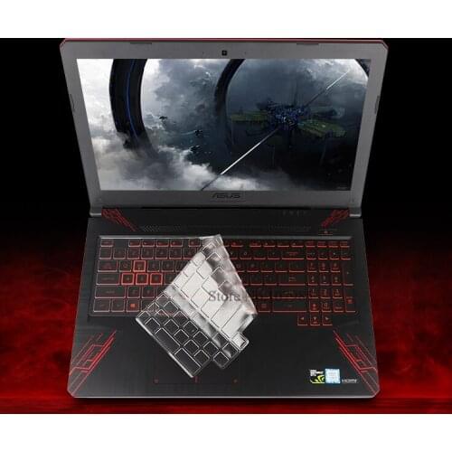 Clear TPU Laptop Keyboard Cover Skin For ASUS Rog FX63VD ZX63 FZ63 FX80 FX86 FX86F FX86S FX80GE FX95 15.6 17.3 inch Notebook