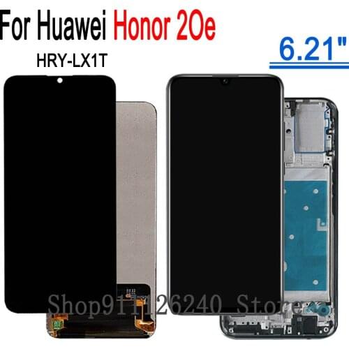 A+ For Huawei Honor 20e 6.21 Inch pantalla lcd With Touch Screen Frame Honer 20e Display For Honor20e HRY-LX1T Screen Assembly