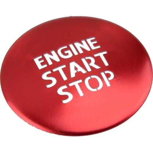 Red Car Engine Start Stop Push Button Switch Cover Fit For Toyota Tacoma 2016 2017 2018 2019 2020