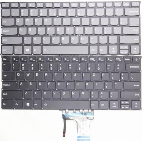 New Original For Lenovo V720-14 7000-13 K42-80 K43-80 720S-14 V530S 6-14IKB Laptop Keyboard US Grey&Black With Backlit