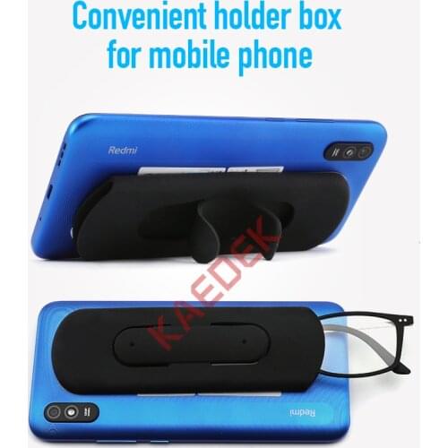 KAEDEK Anti Blue Light Reading Glasses Portable Square Presbyopia Eyewear With Case Thin Prescription Eyeglasses Glasses Men