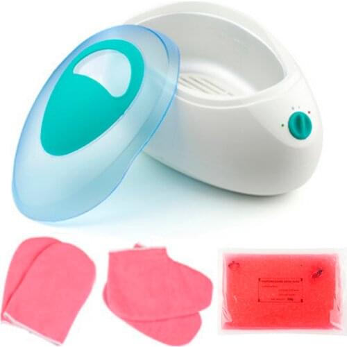 Paraffin Wax Heater for Hand Foot Skin Rejuvenation Therapy Bath Warmer Wax Pot Beauty Salon Spa Wax Machine with Gloves Set