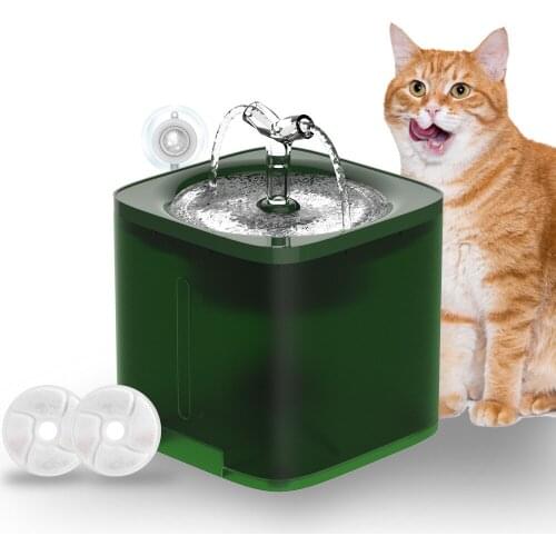 2L Drinker For Cats Water Fountain Automatic Mute Filter Dispenser Pet Cat Water Bowl Dog Drinking Fountain Feeder Motion Sensor