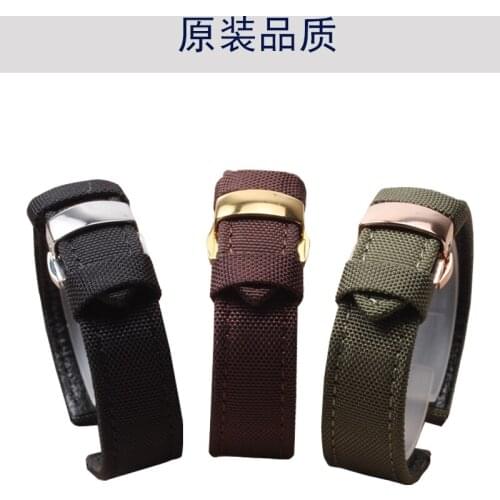 High Quality Nylon Watch Band 18MM 19MM 20MM 21MM 22MM 23MM 24MM Blue Black Green Mens And womens wrist watch bracelet Strap