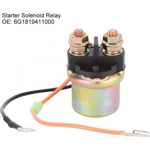Motorcycle Ignition Motorcycle Starter Solenoid Relay Fit for Yamaha WAVERUNNER 87-97 6G1819411000 Motorcycle Modification