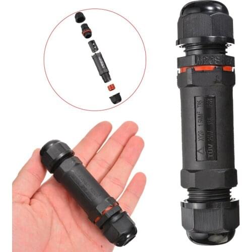 1pc Outdoor LED Lighting Connector Waterproof Sleeve Connector Electrical Cable Wire Connection 3 Core IP68 Outdoor
