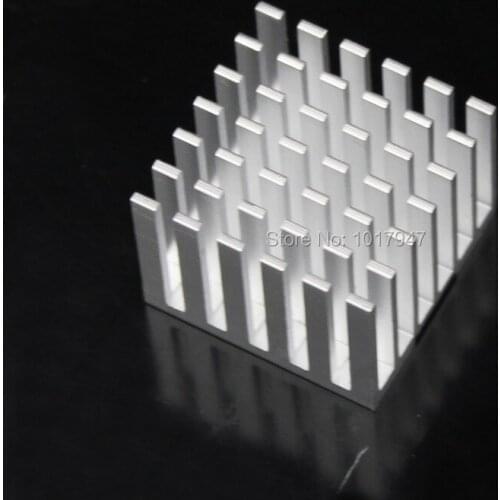 100PCS lot Gdstine Computer Radiator Cooling Cooler for CPU LED Heatsink Aluminum 25mm x 25mm x 10mm