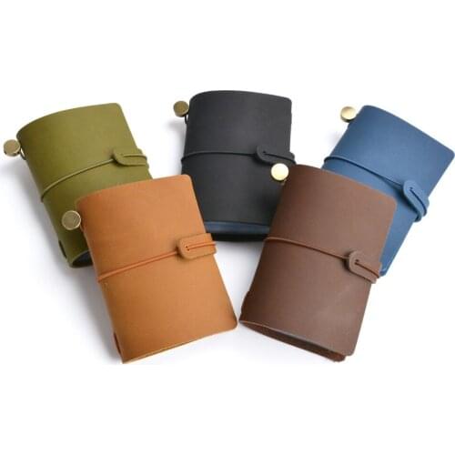 2021 Hot Leather Mens Wallet Case Handmade Id Card Holder Distress Card Holder Porte Carte