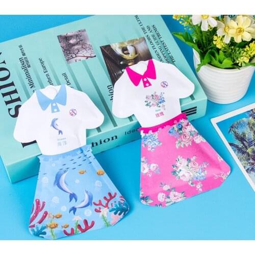 3/5/8 Pcs Hangable Car Refreshing Scent Bag Ocean Wardrobe Sachet Air Fresh 9 Kinds Smell Natural Incense Lily drawer Cute skirt
