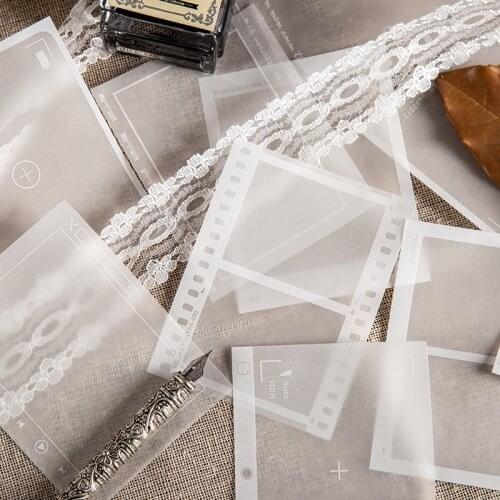 30Pcs/Lot Time Movie Collage Sulfuric Acid Material Paper Junk Journal Planner Scrapbooking Vintage Decorative DIY Craft Paper