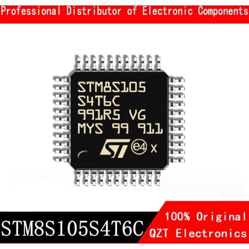5pcs/lot new original STM8S105S4T6C STM8S105 LQFP44 microcontroller MCU In Stock
