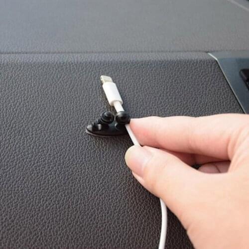 8pcs Car Wire USB Cable Fixer Organize Clamp Headphone Cable Data Cord for Mini One Cooper R50 R52 R53 R55 R56 R60 R61 PACEMAN C