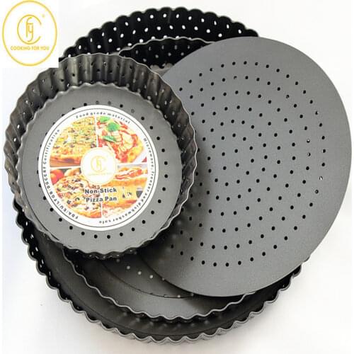 5/6/7/8/9/10 Inch Non-stick Cake Pan PIZZA Pan Household Baking Pan Baking Mold Baking Pan Loose Bottom PIZZA Pan
