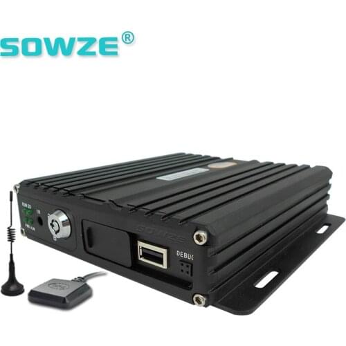 SOWZE Vehicle CCTV Recorder Truck Bus and Taxi SD Card DVR System with 4G, GPS and G-sensor