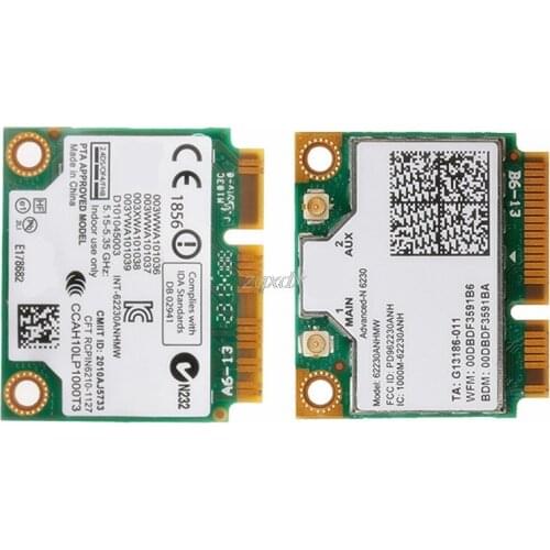 Wireless Mini Universal Dual Band Intel 6230 62230ANHMW 300 WiFi BT PCI-E Card Drop ship