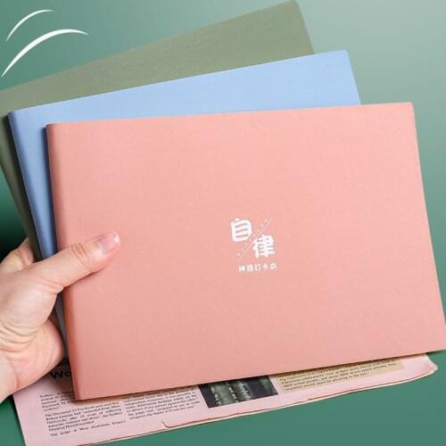 A4 72 Sheets Self-Discipline to Do List Notebook Task Plan Schedule Note Book Agendar Daily Good Habit Tracker School Supplies