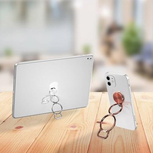 Extremely Thin Luxury Mobile Phone Socket Holder Universal Telephone Car Bracket Stand Accessories Finger Ring For Iphone XS 8