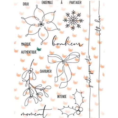 Flower Clear Stamp Transparent seal for DIY scrapbooking/Card Making c594