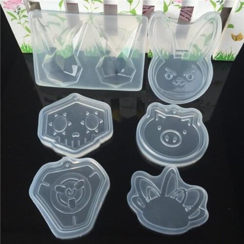 GLADZGT 1pcs Cartoon Pendant Mould For Resin DIY Mould Jewelry Making Tool resin molds for jewelry