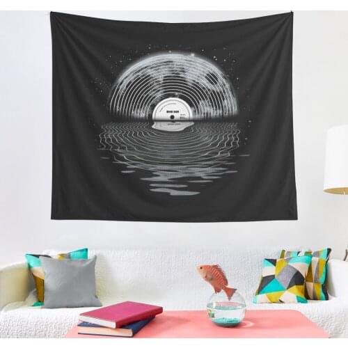 Solar System Record Tapestry music map labyrinth records Tapestry Wall Hanging Decor Psychedelic Abstract CarpetTapestries