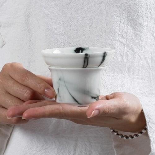 Creative Tea Strainer Filter Ceramic Fair Cup Tea Funnel Set Kung Fu Tea Utensils Funnel Personality Tea Accessories Tea Filter