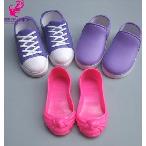 7.5cm Sneaker Shoes For 18" doll Shoes Little Mini Doll Shoes 6.5cm doll shoes for 16" doll