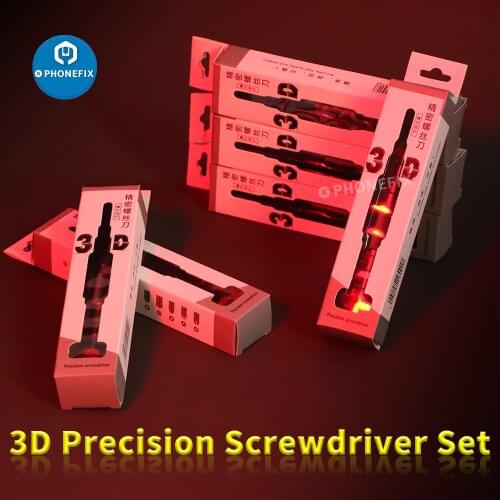 Screwdriver Set 3D S2 Steel Screw Driver Bit Set Multi-function Precision Mobile Phone Repair Device Hand Tools Pentalobe Torx