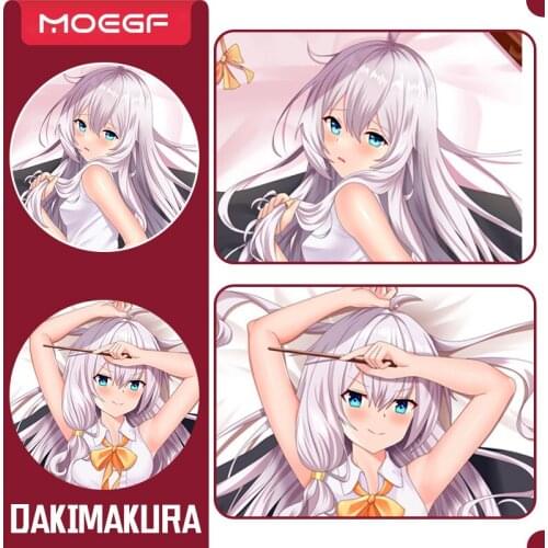 Wandering Witch: The Journey of Elaina Anime Dakimakura Hug Body Pillow Cover Cosplay DIY Custom Cushion Pillowcase