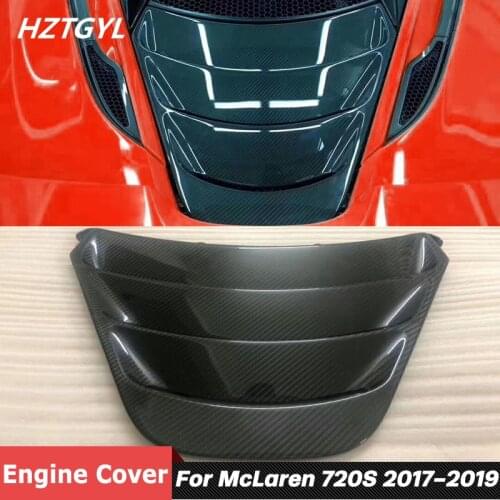 Carbon Fiber Front Engine Bonnet Cover Hood For McLaren 720S Tuning 2017-2019