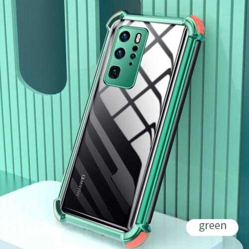 Shockproof Silicone Phone Case For Huawei P40 Pro P30 P40 Lite E Y6P Y7P Y8S Nova 5T Honor 20 20S 8X 9X Y9 Prime 2019 Cover Case