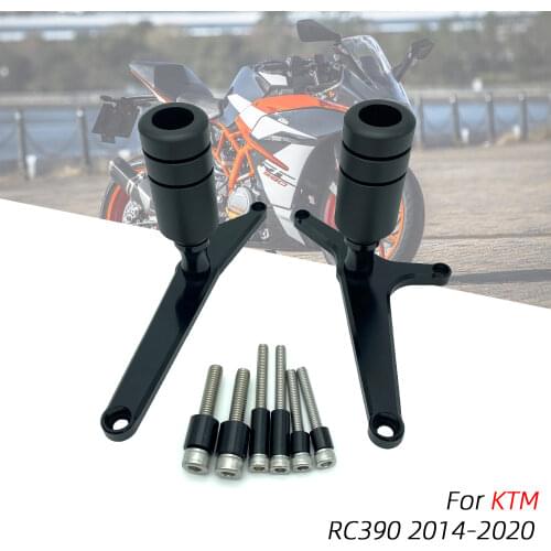 REALZION Motorcycle Falling Protection Frame Slider Fairing Guard Anti Crash Pad Protector For KTM RC390 RC 390 2014 2015 2016