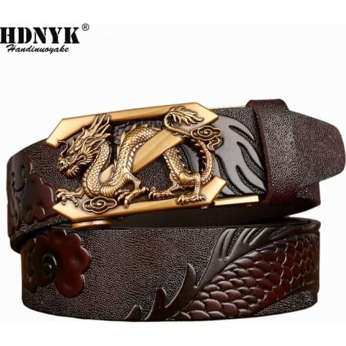Fashion Letter Z Dragon Patern Buckle Belt Leisure Waistband Mens Luxury Belt Genuine Leather for Mens Belts Automatic Buckle