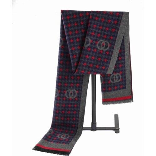 Luxury Brand Designer Winter Cashmere Scarf for Men Women Pashmina Scarves Fashion Business Neck Soft Warm Wrap Shawl