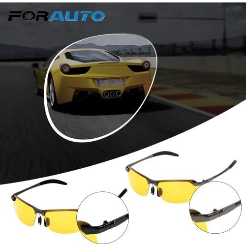 FORATUO Car Driver Goggles UV Protection Eyewear Night Vision Sun Glasses Polarized Sunglasses Car Styling UV400 Driving Glasses