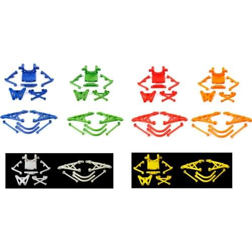 Heavy Duty nylon Front Bulkhead, Shock Towers, Brace Kit+Rear Shock Tower Support, Brace for 1/5 rc car rovan hpi km baja 5b