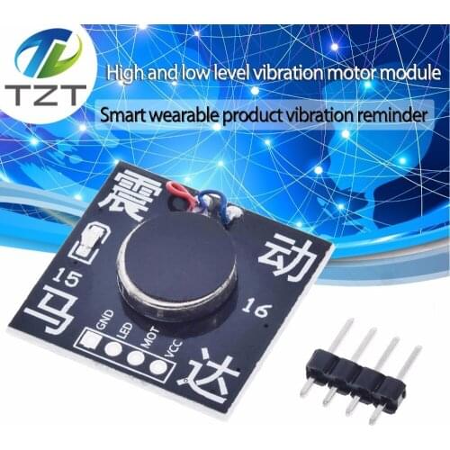 5V Vibrating Vibration Motor Module High and Low Level Vibration Mini Motor Module for Arduino