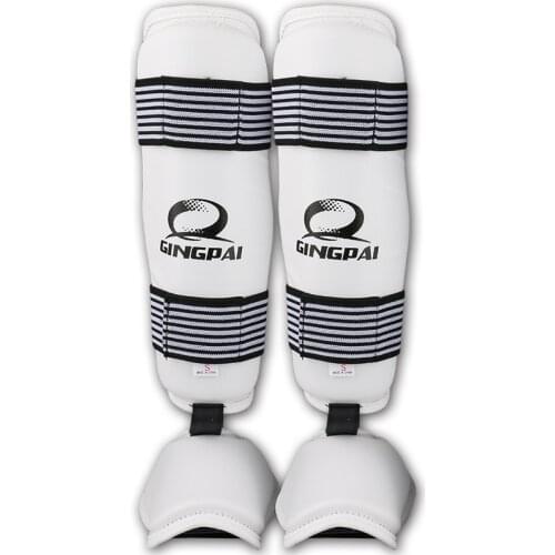 High Quality Kick Shin Pad Calf Lower Leg Instep Guard Protector Boxing Leggings Karate Taekwondo Sanda MMA Caneleira Training