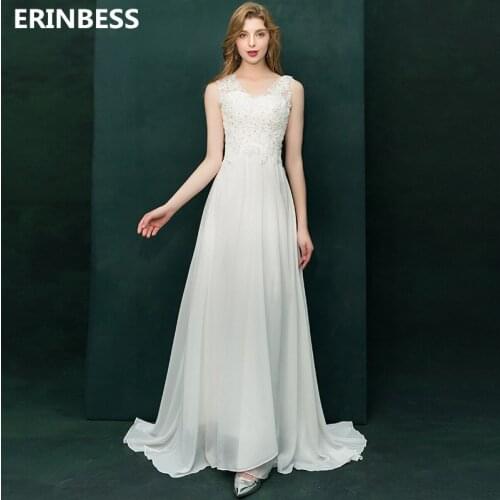 Vestidos De Festa White Evening Dress Elegant Robe De Soiree Sweetheart Chiffon Evening Dresses Long Dress 2019 Party Gowns