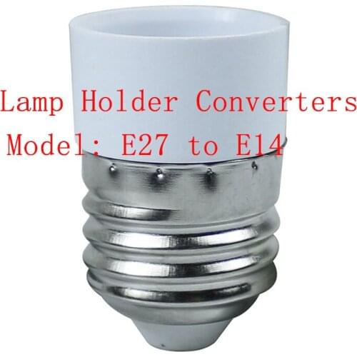 1pc E27 To E14 Socket Converter Change Lamp Base LED Bulb Adapter 86~265V Halogen Light Holder Lighting Accessories