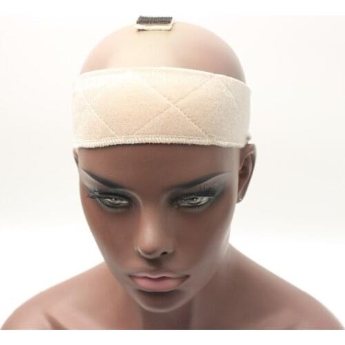 1 PCS Velvet Hair Band Adjustable Velvet Wig Grip Hair Band Headband Wiggery Accessery Headband 3 Colors Hot