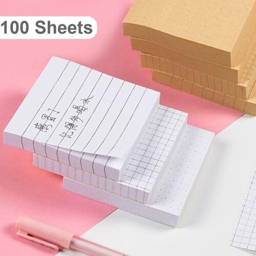 100 Sheet Blank Horizontal Grid To Do List Memo Pad Planner Notepad N Times Post It Sticky Note School Office Stationery Supply