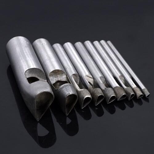 3mm-30mm Water drop shape Belt holes. Metal punching tool. Punching die. Mold. Eyelets. rivet. Button. Sewing patches